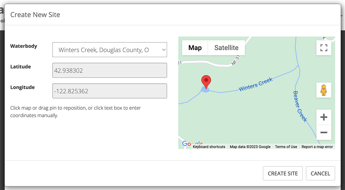 lake observer screenshot
