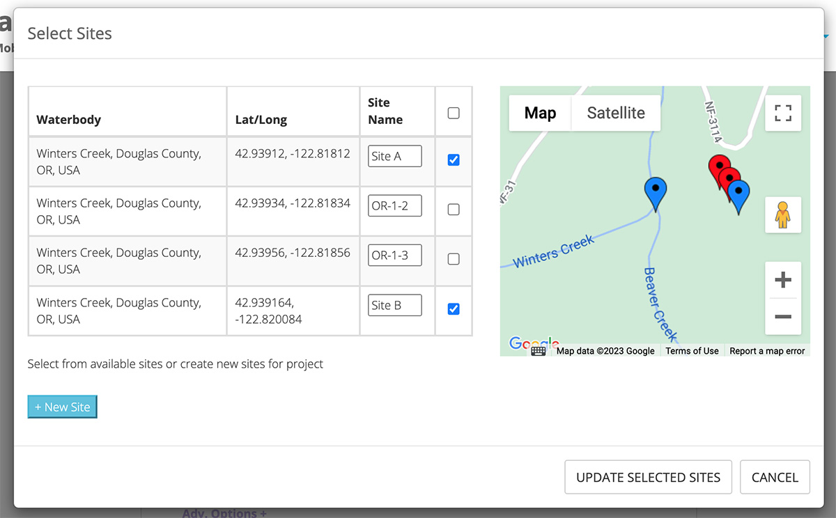 lake observer screenshot