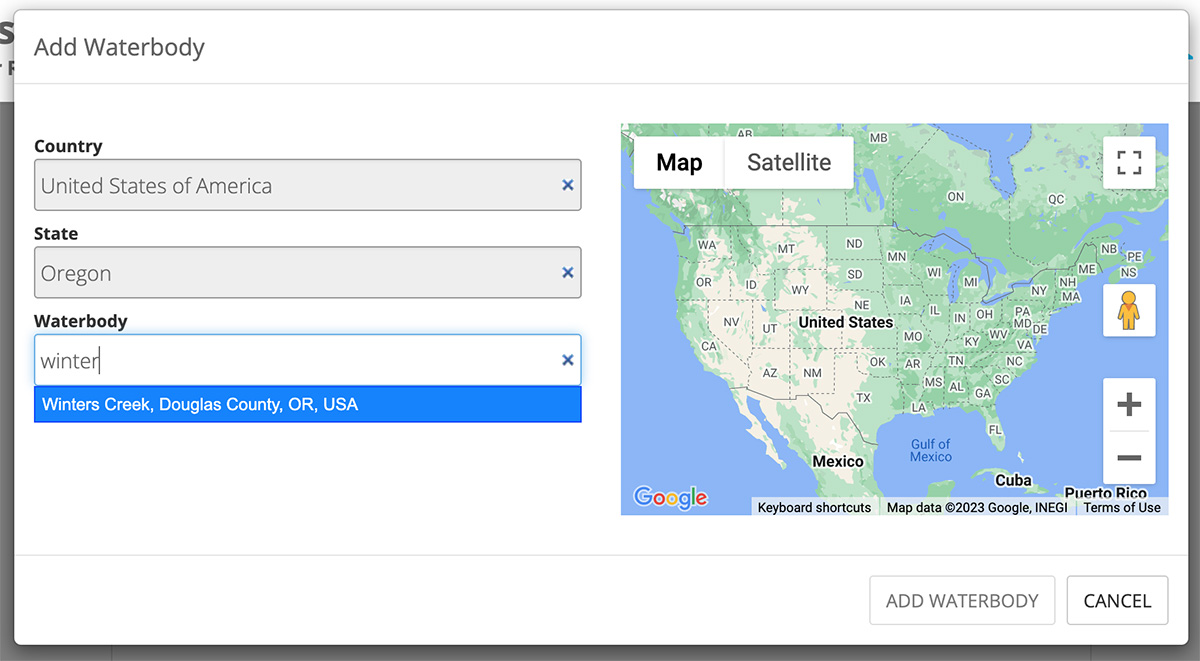 lake observer screenshot