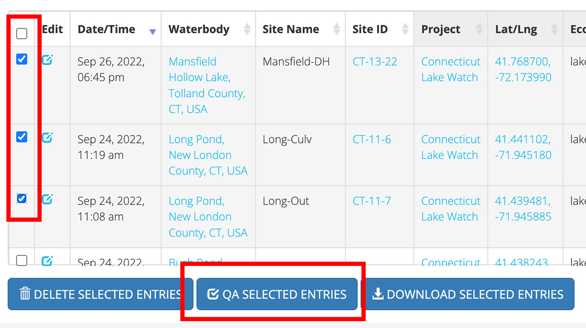 lake observer screenshot