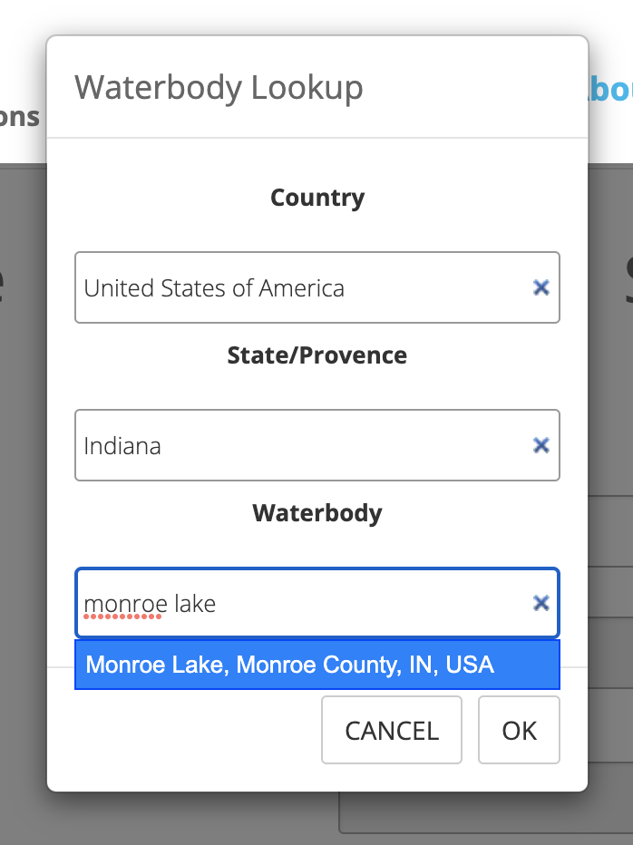 lake observer screenshot